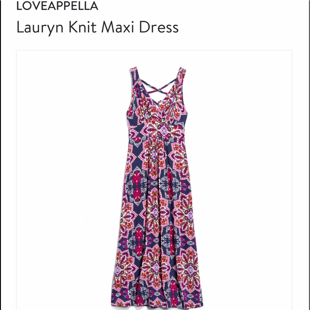 Loveappella Lauryn Knit Maxi Dress